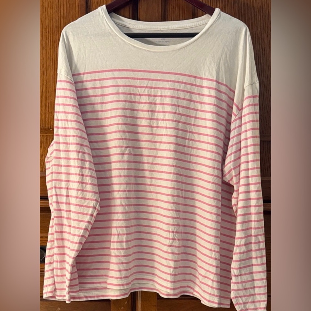 Draper James Striped Ponte Crewneck Tee Contemporary Plus Size Classic
